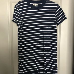 Madewell striped tshirt dress